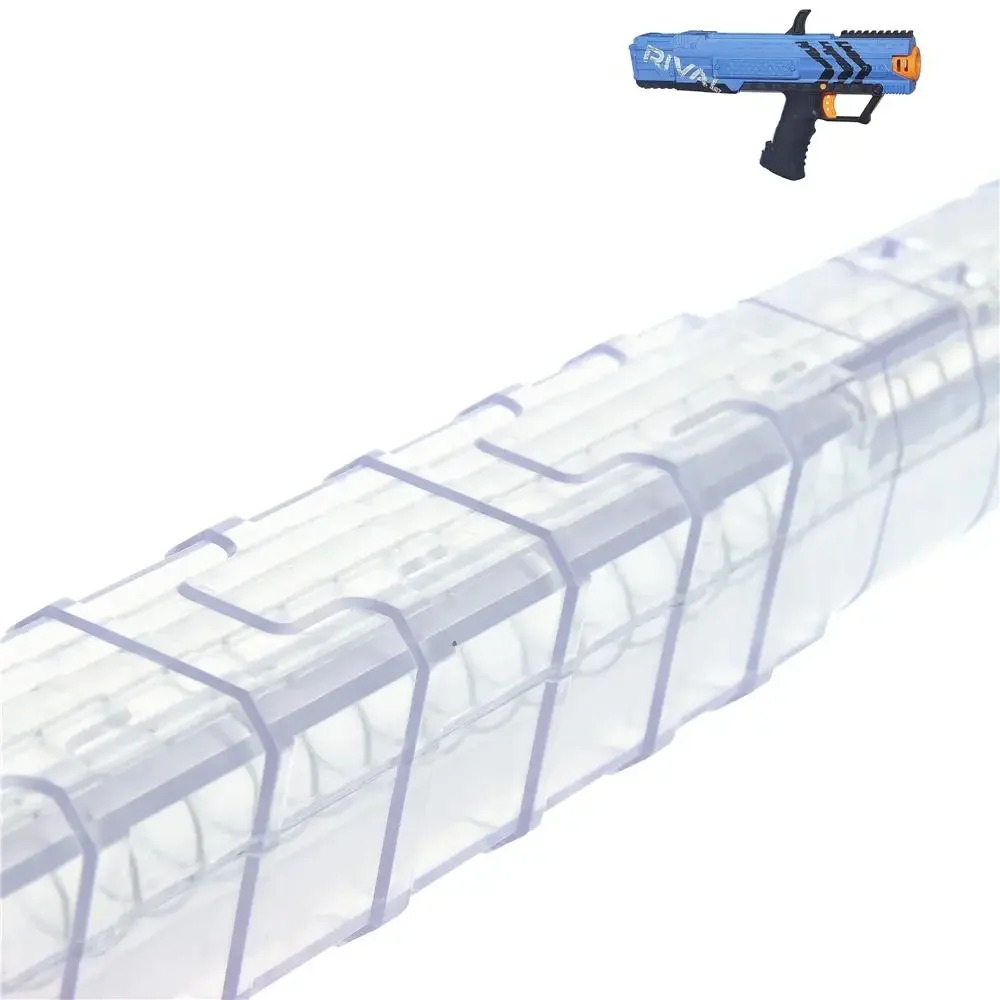 Worker Mod 15-darts Ammo Magazine Holder Clip ABS Transparent dla zabawek Nerf Rival Apollo XV700