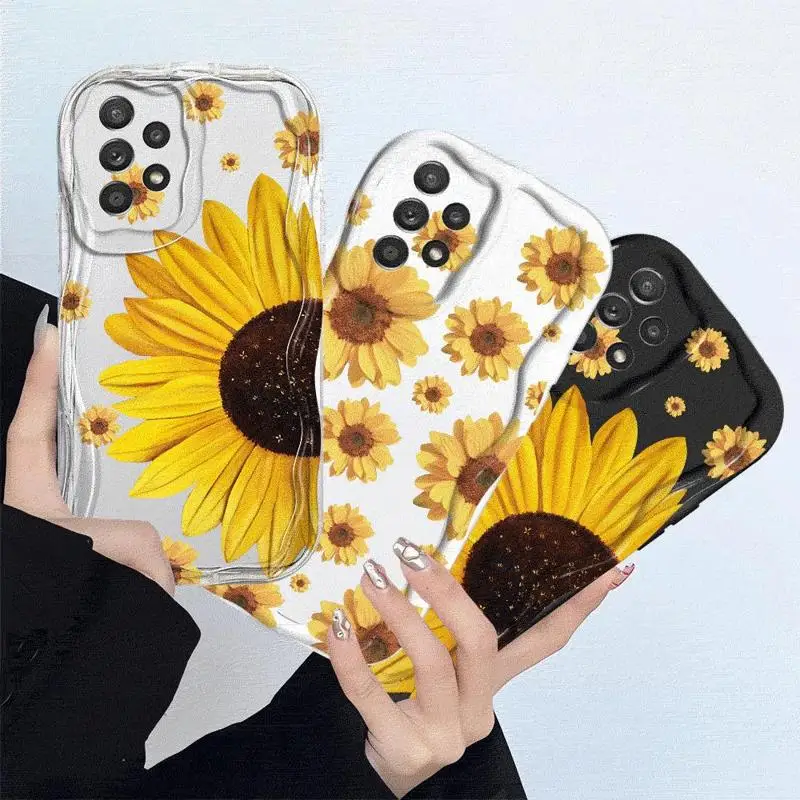 Beautiful Sunflower For Samsung Galaxy A21s A50 A51 A71 A30 A31 A11 A10 A20 A02s A03 A04 A05 A04s A05s fundas Soft Phone Case