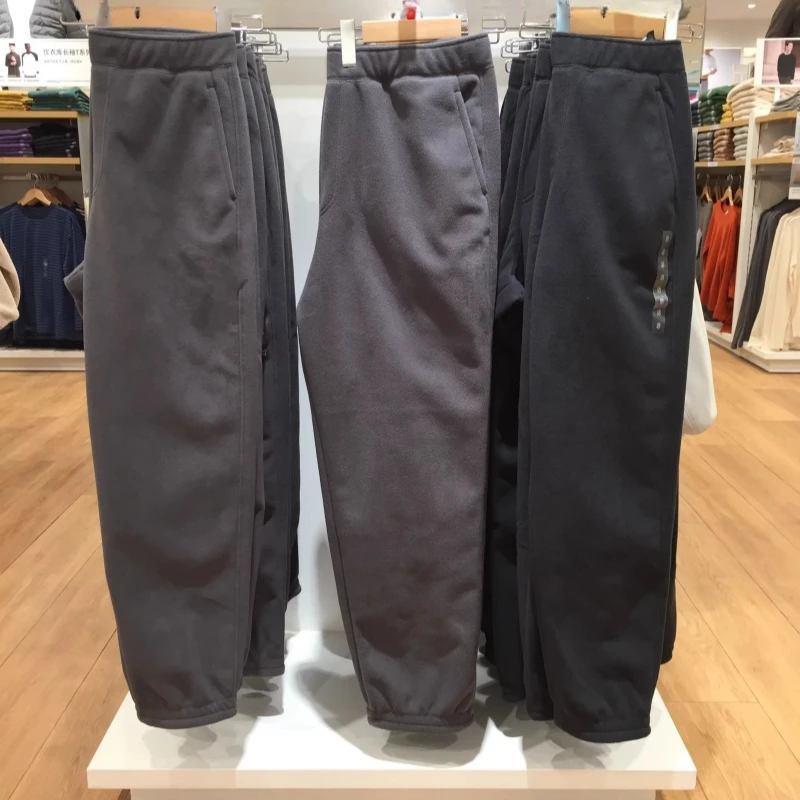 

Теплые зимние мужские брюки на флисовой подкладке, ветрозащитные повседневные брюки из смесового хлопка, удобные, подходят для всех сезонов, цвет 396