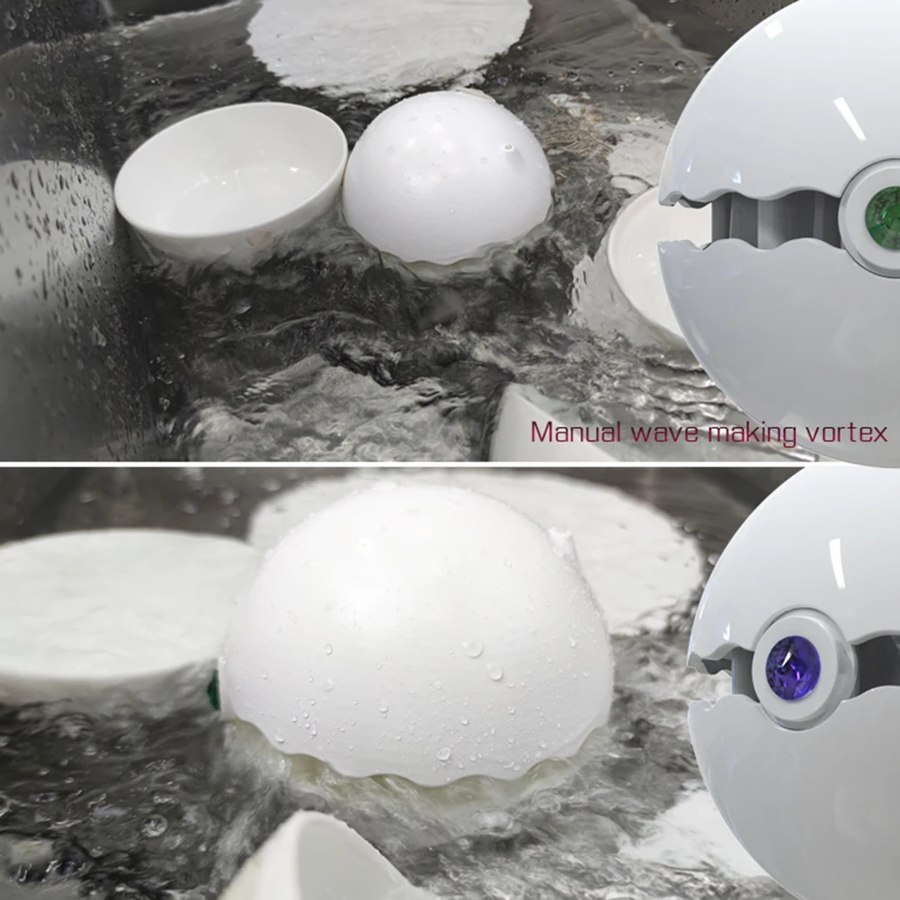 

18W Ball Mini Ultrasonic Dishwasher Kitchen Dishwasher Portable Small Installation-free Dishwasher USB for Home Business Travel