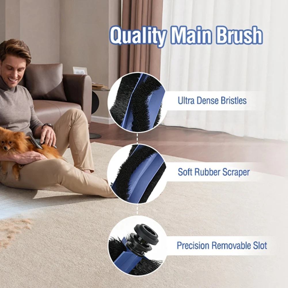 

Комплект аксессуаров из 20 предметов для робота-пылесоса Eufy X10 Pro Omni: запасные части для лучшей уборки-A78U