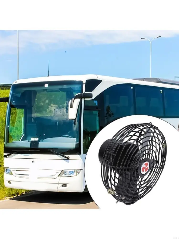 

Heavy Duty 12V 24V Vehicle Ventilation Fan With Sturdy Metal Quiet Operation Power Saving Design For Trucks Boats R6FB