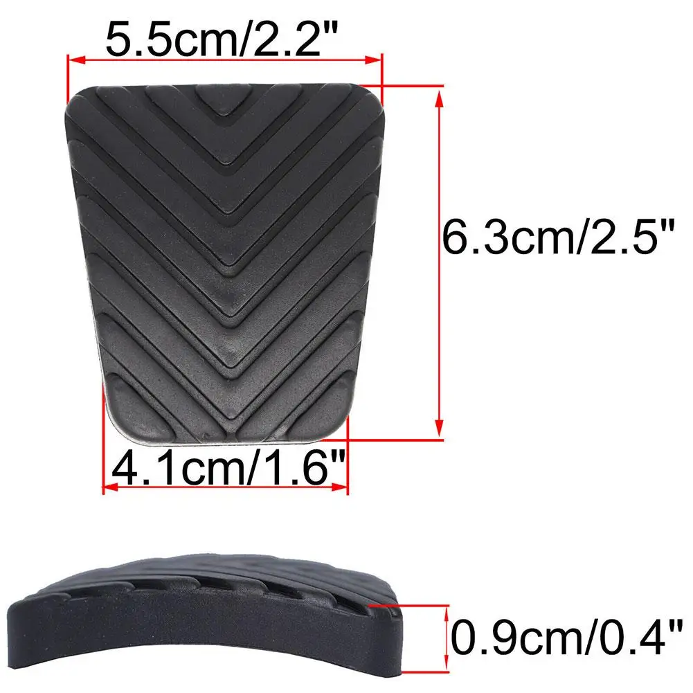 2pcs Brake Clutch Pedal Rubber Pad Cover Shock Absorber For Kia Sportage NB7 JE KM SL QL 2004 - 2019 For Hyundai Foot Pedal Pad