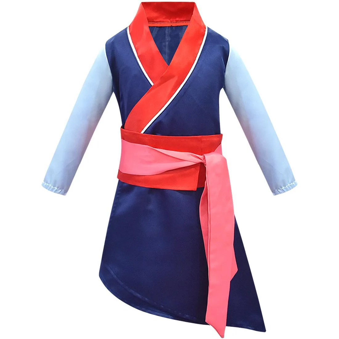 Girl Hua Mulan Princess Costume Children Chinese Hanfu Dress Costumes of Ancient Chinese Person Halloween Carnival Clothing