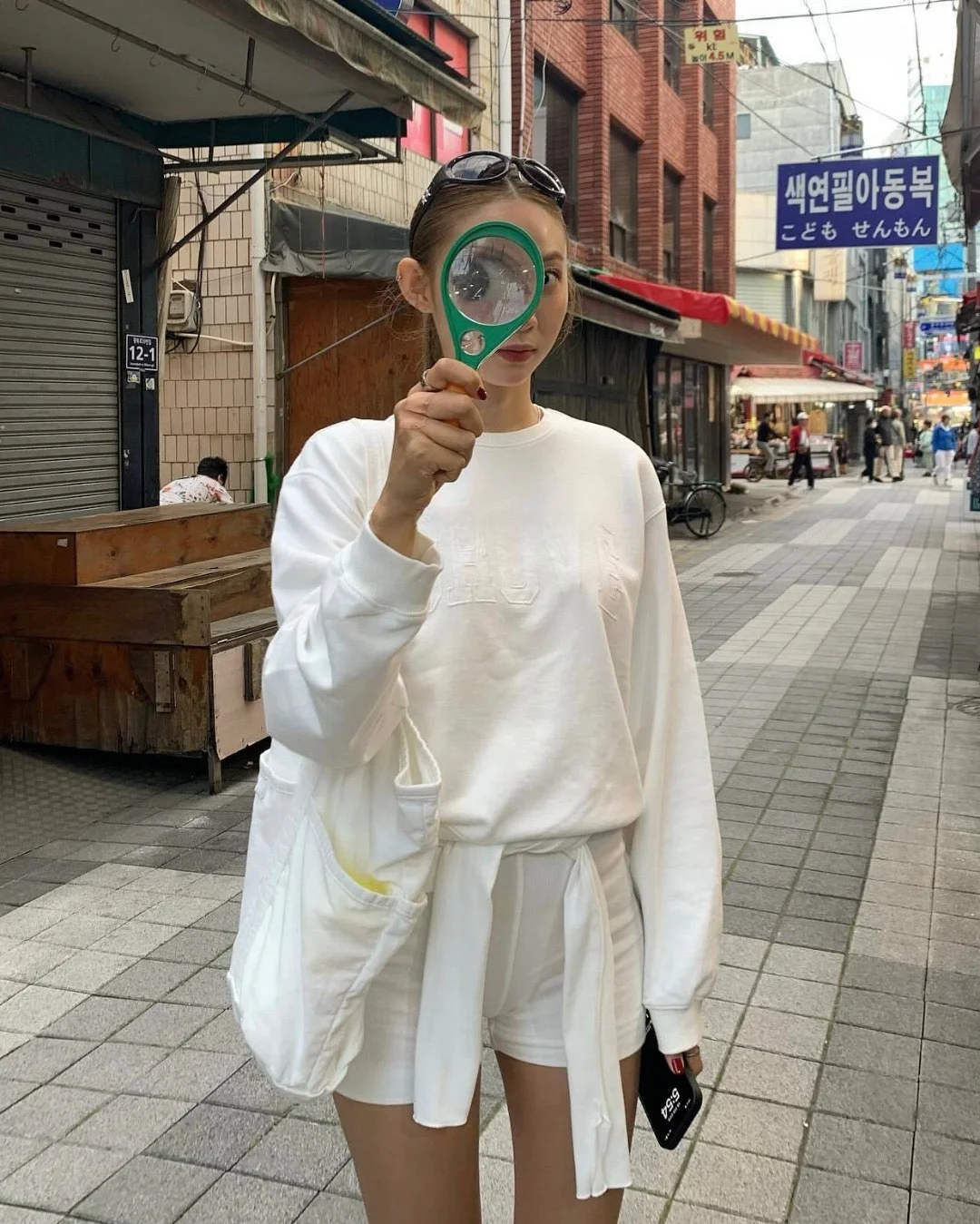 マカロンカラー スポーツレジャー ラウンドネック レタープリント フレッシュ スウェットシャツ 長袖 ショートパンツ セットアップ コットン素材 おしゃれ レディースセット