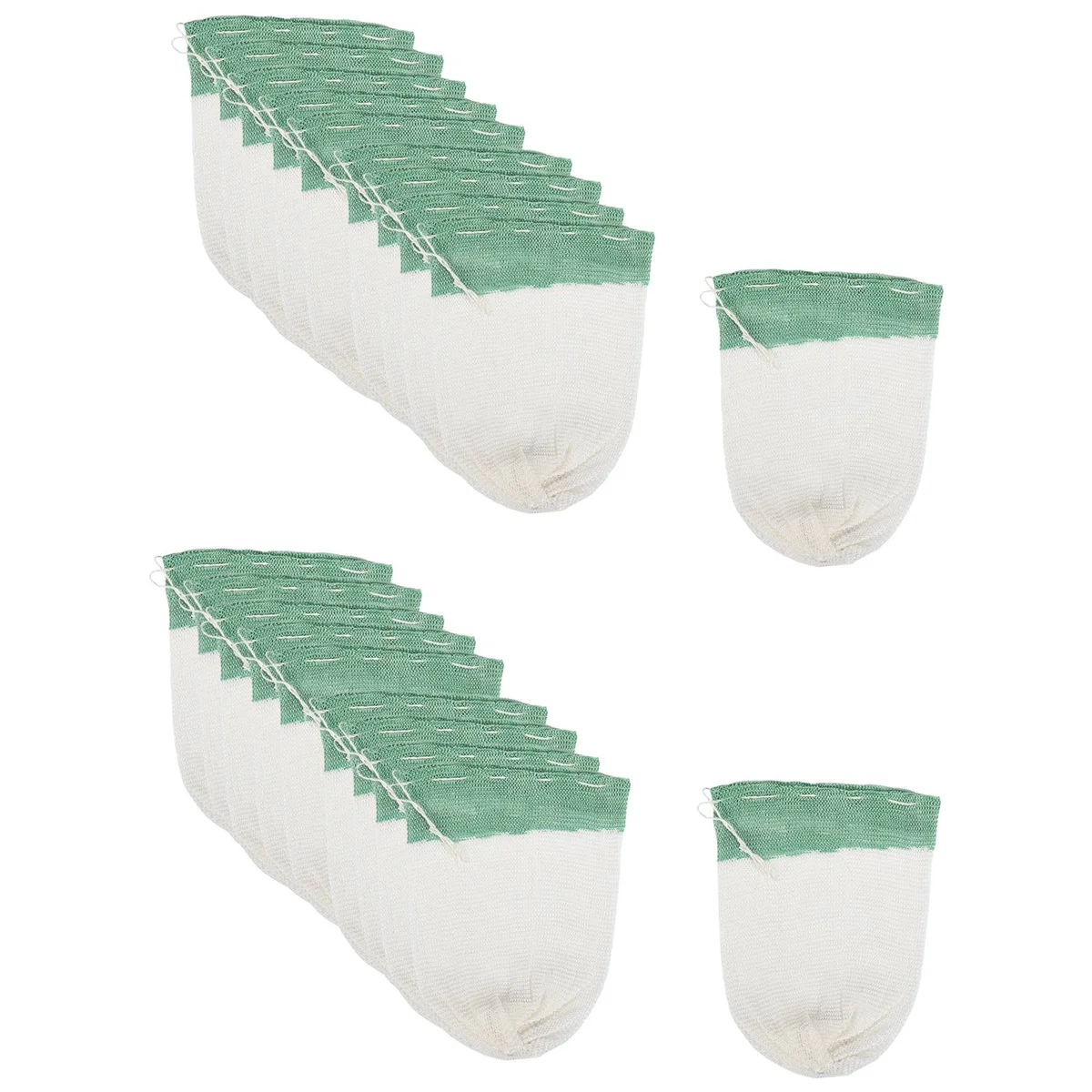 A44T20Pcs عباءات فانوس البروبان لفانوس الغاز غطاء ضوء البروبان للتخييم في الهواء الطلق فانوس طبيعي