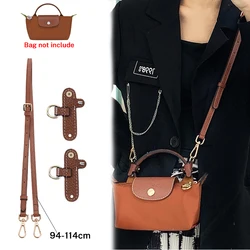 Genuine Leather Shoulder Strap for LONGCHAMP Mini Bag Adjustable Bag Straps Free Punching Modification Bag Belt 94-110cm