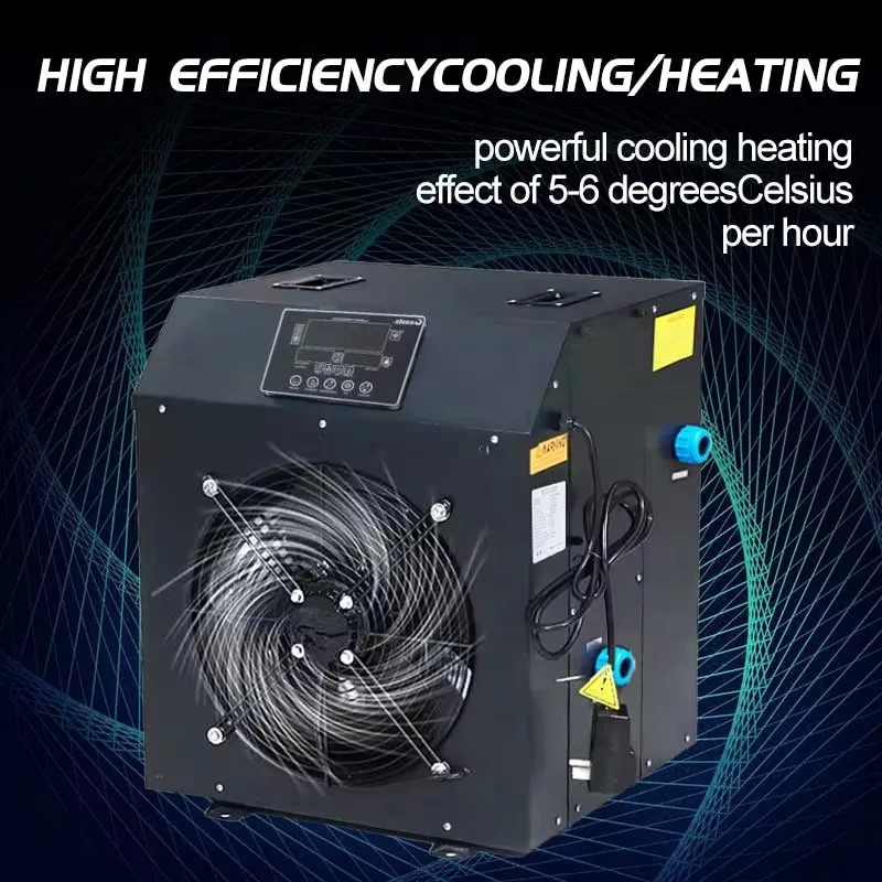 Heating Cooling 1.5hp Build-in Filter Pump Cold Plunge Ice Bath Industrial Water Chiller With UV Ozone and WIFI