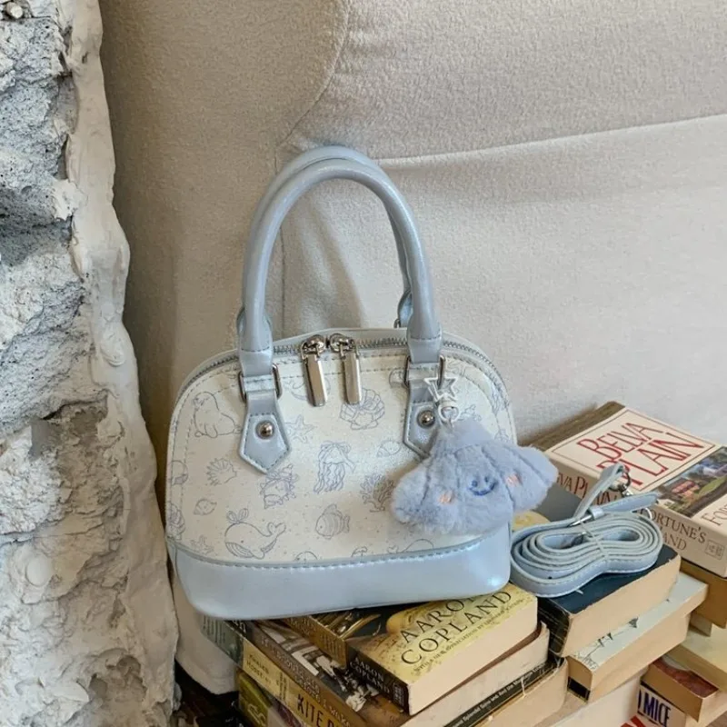 

Modern Boho Female Bag Soft Touch Faux Leather Maillard Style Crossbody Underarm Micro Bag Exquisite