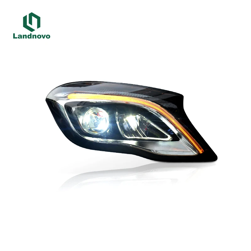 Muhuang Super Brightness For Head Lights W156 GLA Assembly Upgrade Front Light Car Headlight Headlamp