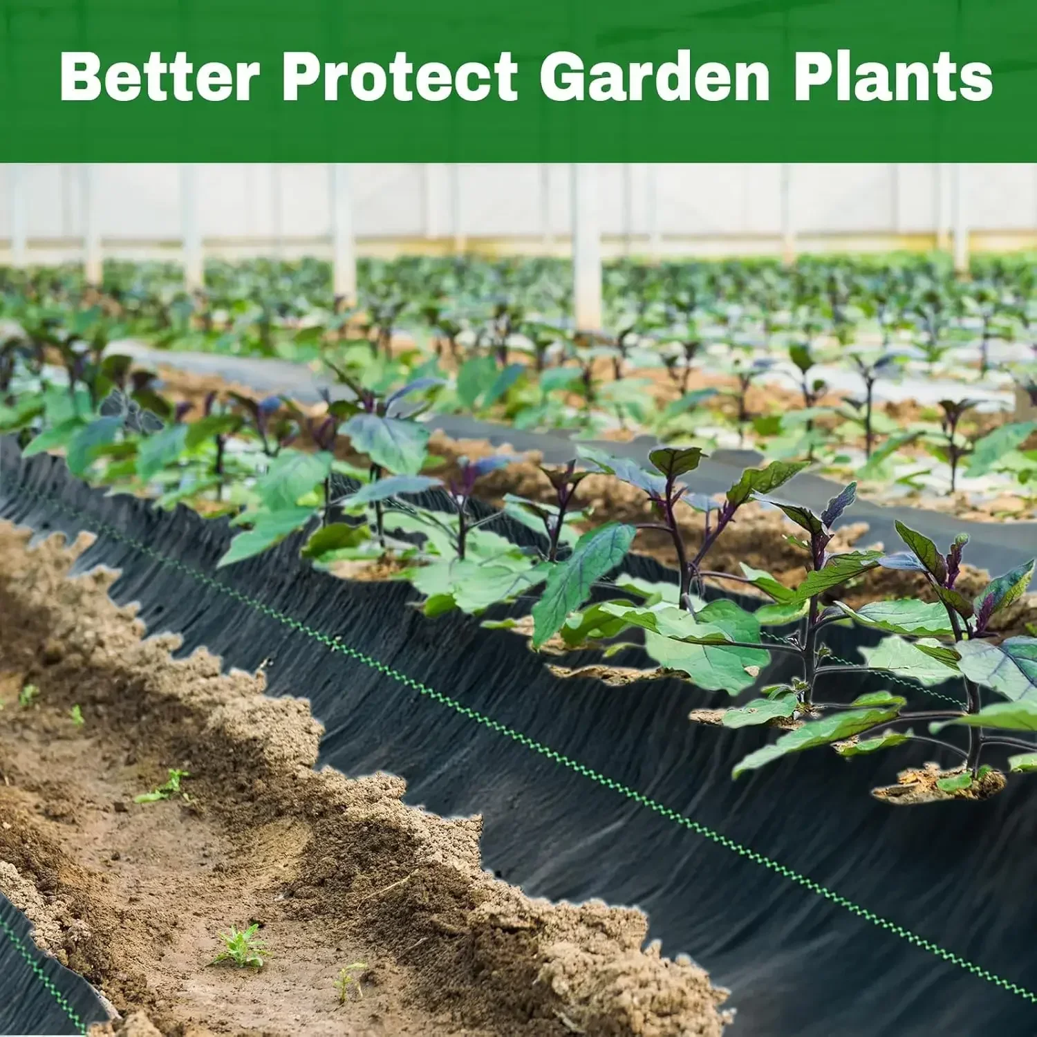 

Ткань для защиты от сорняков 6 футов x 300 футов, сверхпрочная, плотность 5,8 унций, ландшафтная ткань для укрытия почвы в садах и на газонах