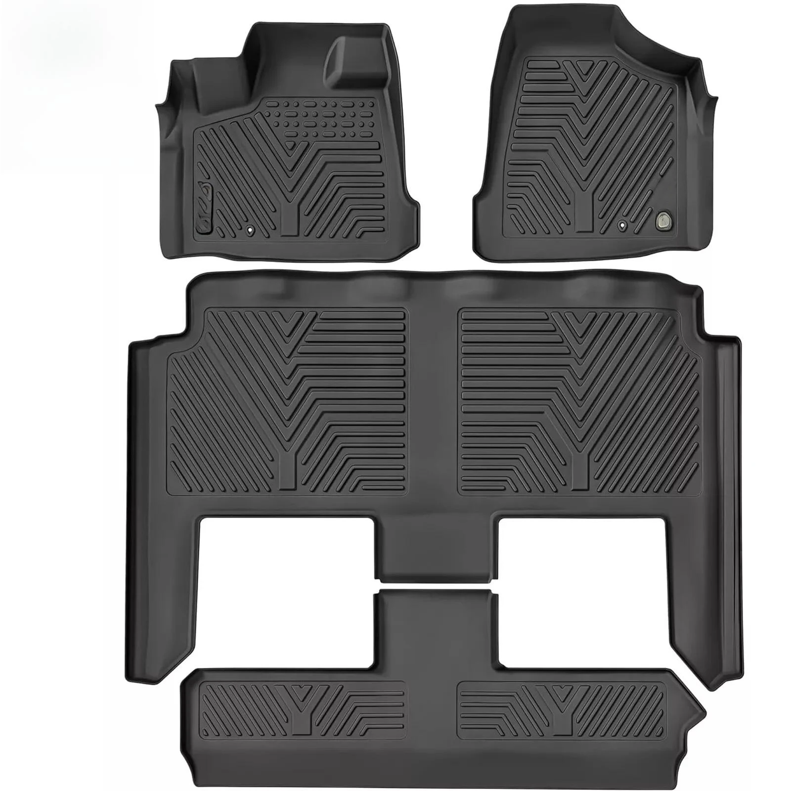 

Floor Mats For 2008-2020 Dodge Grand Caravan TPE Rubber All Weather Protection