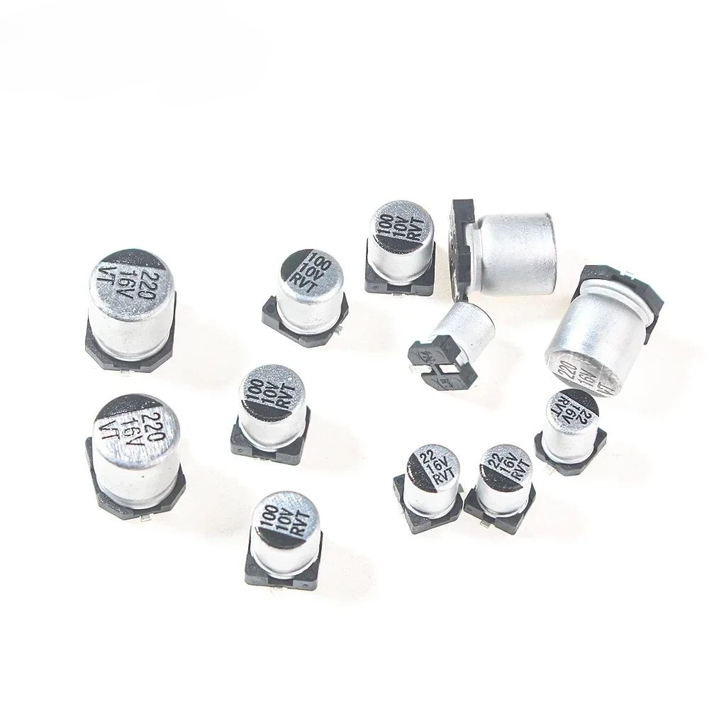 アルミ電解コンデンサキット,1uf220uf,13値,16v,25v,50v,2.2uf,4.7uf,10uf,22uf,47uf,100uf 220uf、130個
