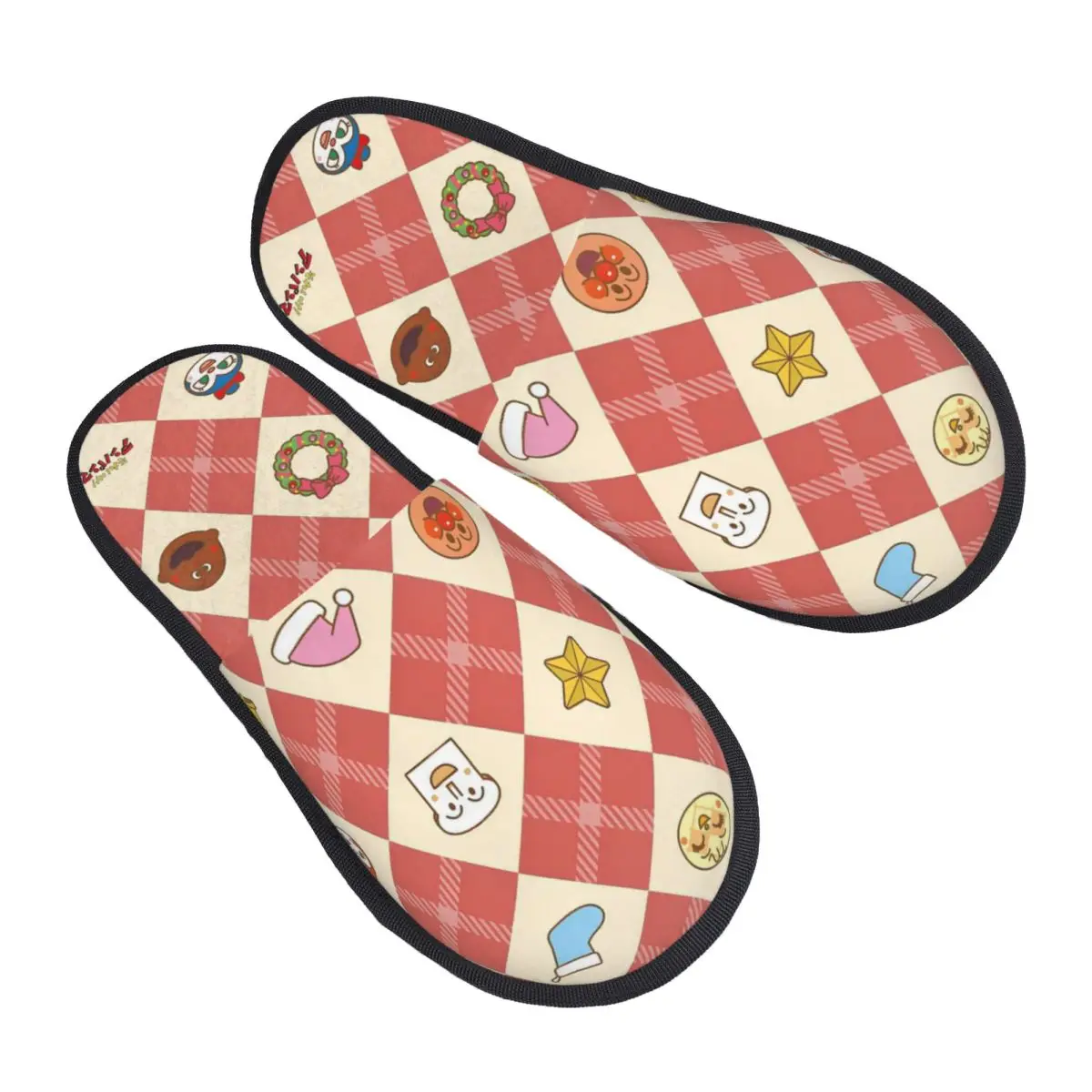 

Custom Print Women A-Anpanmanes Anime House Slippers Cozy Warm Cartoon Memory Foam Fluffy Slipper Indoor Outdoor Shoes