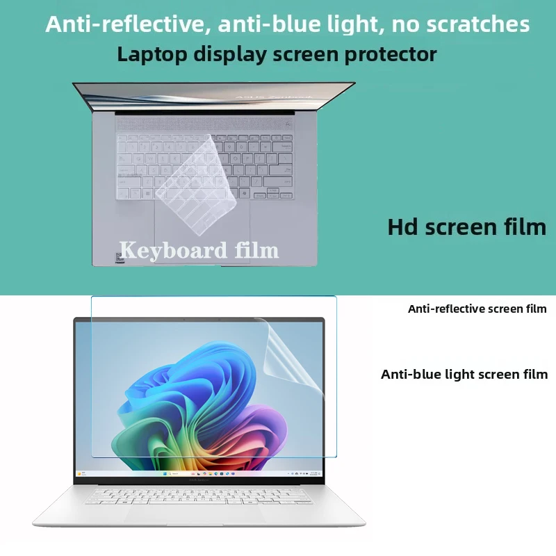For 14inch ASUS Zenbook S14 UX5406 Notebook computer display high-definition screen eye protection film keyboard film