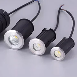 IP67 DC12V Outdoor Lighting 3W 5W Garden Yard Step Stairs Floor Deck LED Recessed Inground Lamps LED Underground Spotlight 220V