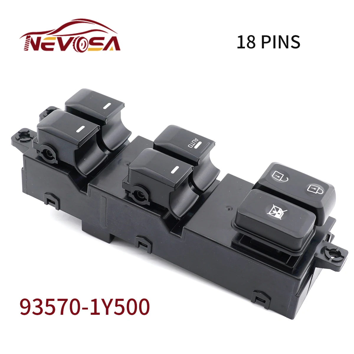 93570-1Y500 18Pins For Kia Morning for Kia Picanto TA 2011-2017 Window Electric Switch 49749B-1000 935701Y500 Car Parts