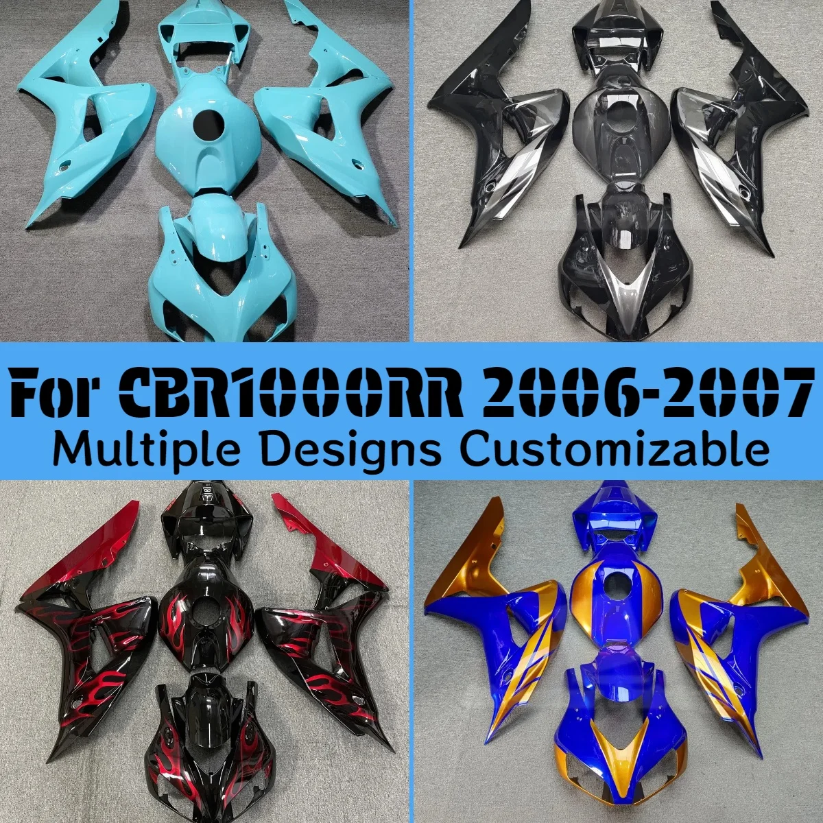 

CBR1000RR 2006 2007 High Quality Fairings for Honda CBR 1000RR 06 07 Motorcycle Fairing Cover Parts Kit