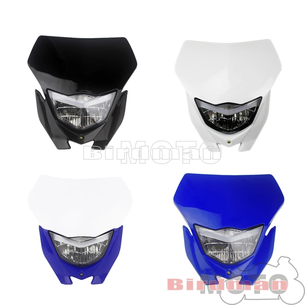 For Yamaha WR250 WR450 TTR WR YZ YZF WR250F WR450F WR 250 450 R/F LED/Bulb Dual Sport Motocross Headlight Front Running Light