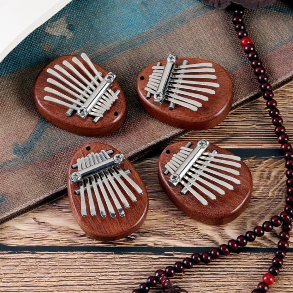 Finger Harp Mini Finger Piano Marimba Easy-to-Learn Thumb Piano Necklace Exquisite Gift Hand Piano Beginners
