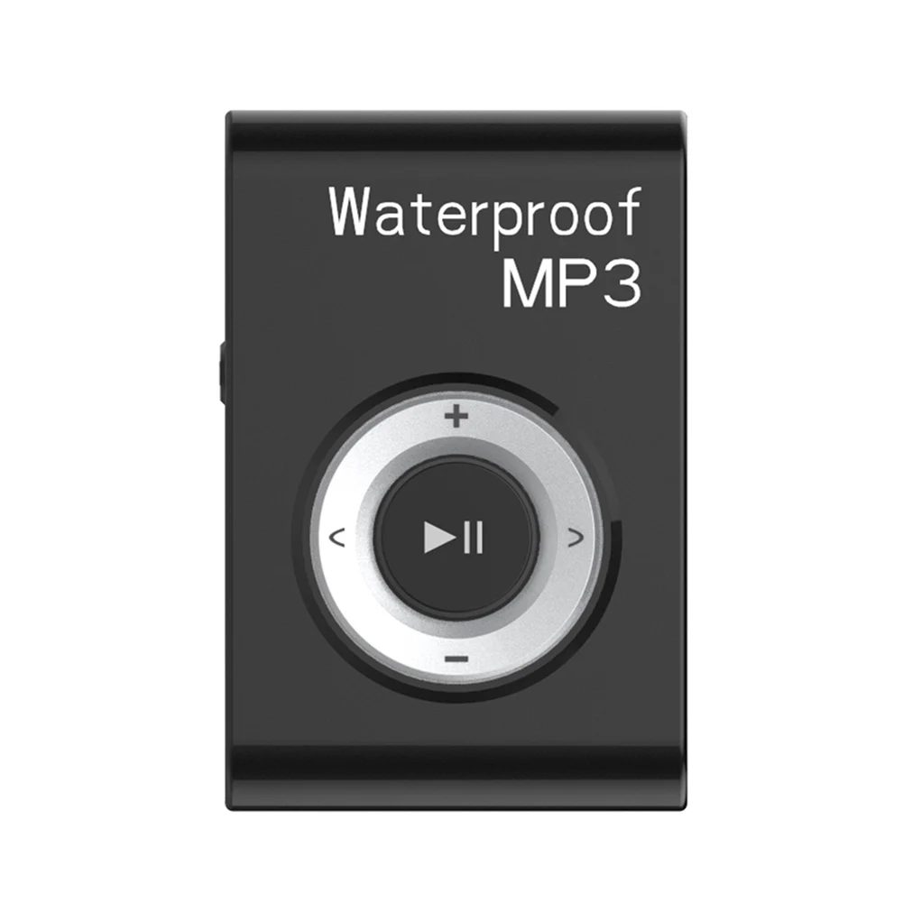 Sports MP3 Player with FM Radio Clip HiFi Stereo Music MP3 Walkman Rechargeable Polymer Battery for Swimming Running Riding