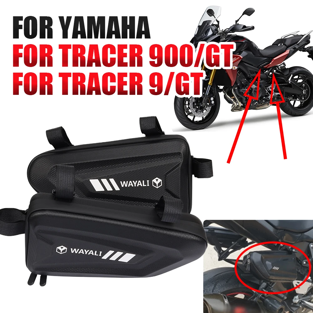 

FOR YAMAHA Tracer 900 GT Tracer900 GT 900GT 9GT Motorcycle Accessories Side Bag Fairing Tool Storage Bags Triangle Bumper Bags