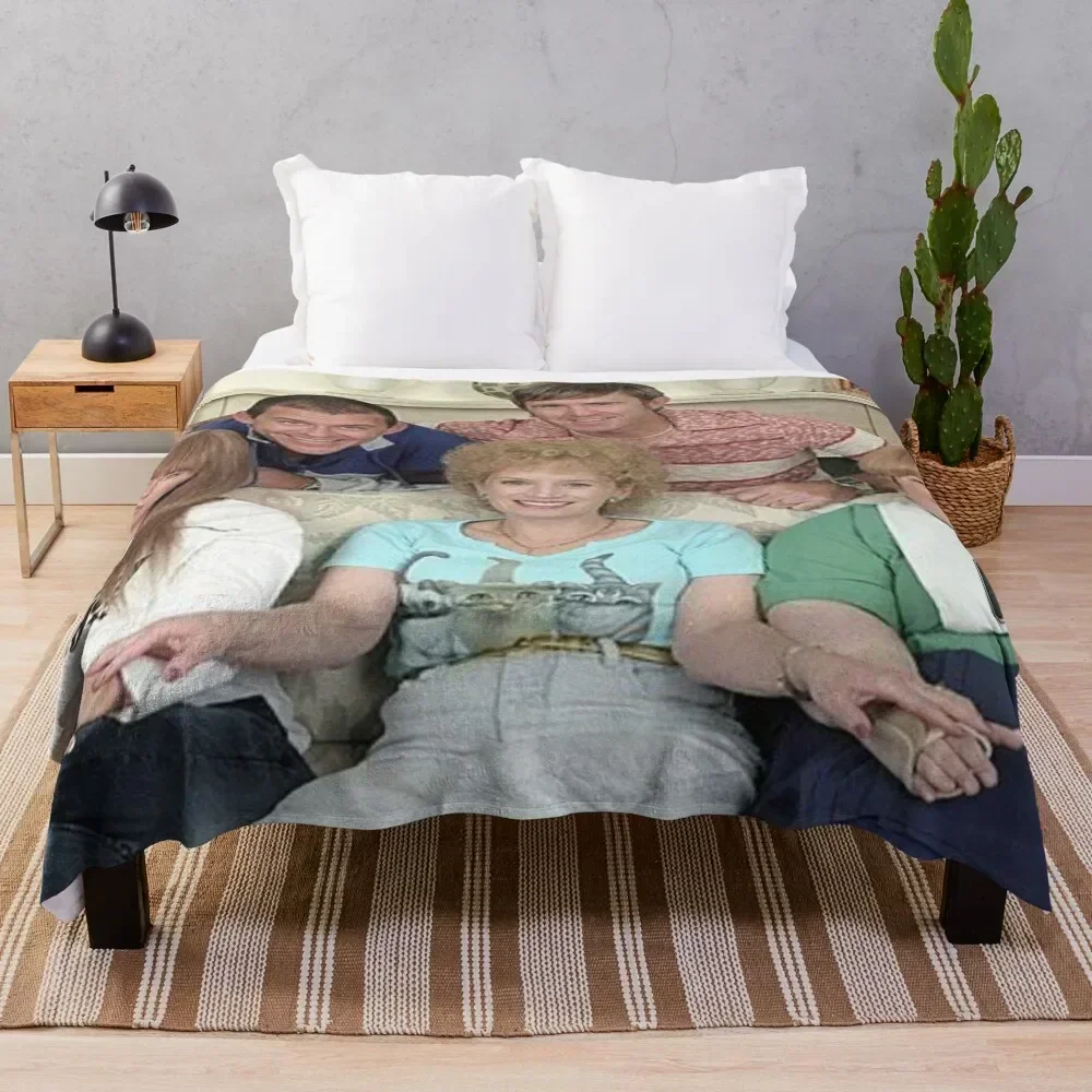 

Kath and Kim Cast Throw Blanket Luxury Brand Plush blankets and throws anime Blankets