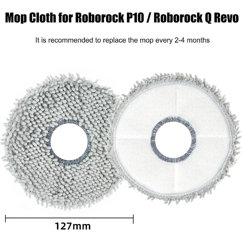 Haupt bürste, Wischt uch, Staubbeutel wie gezeigt Ersatzteile für Roborock Q Revo für Roborock P10 Roboter Staubsauger