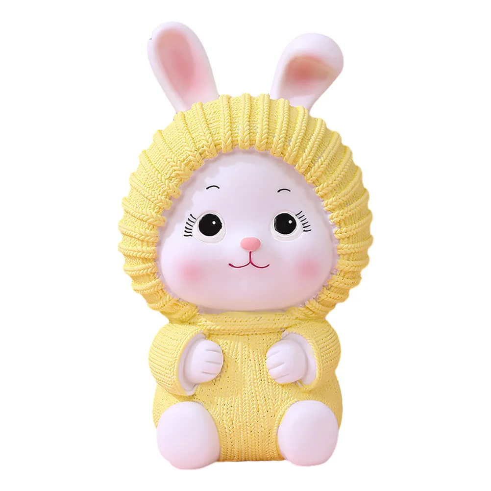 Vinyl Bunny Spaarpot Creatieve Muntautomaat Decoratieve Spaarpot Mooie Spaarpot voor Cadeau Vinyl Spaarpot Bunny-vormige Geldpot
