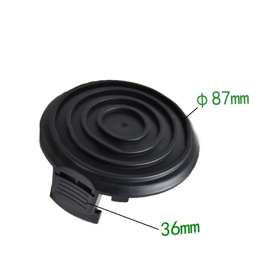 Brand New Coil Covers Grass Trimmer Parts 2PCS Replace Black Garden Home Hood Lawn Mower Accessories Replacement