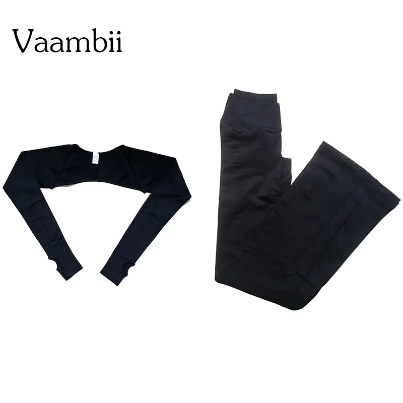 

Женский спортивный комплект Vision Shrug+Flares из 2 предметов: бесшовный топ-шаровары и леггинсы для йоги и фитнеса