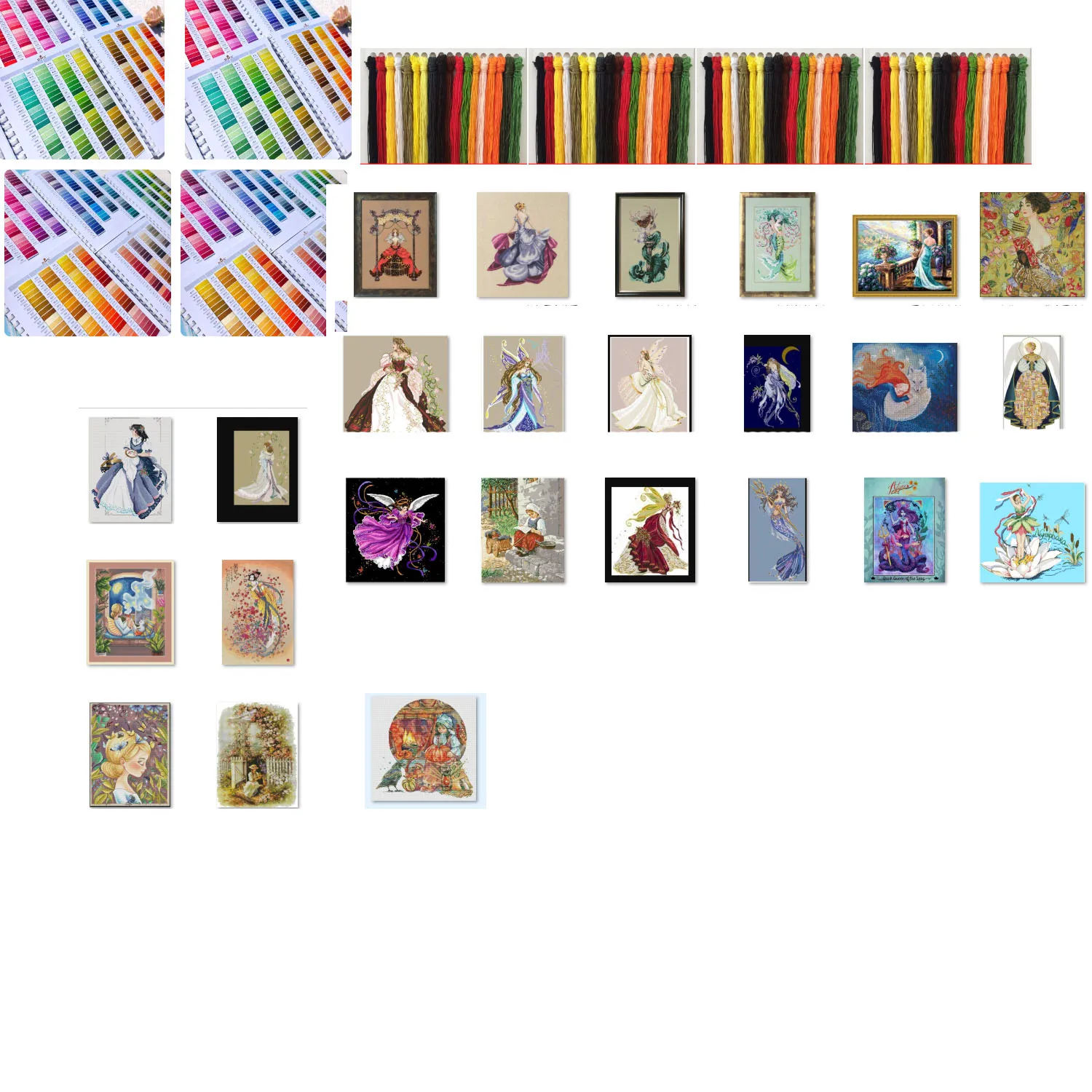 

Набор для вышивки крестом DIY набор 1226, дамы с веером, украшение, набор для вышивки крестом, новые поделки, вышивка ручной работы