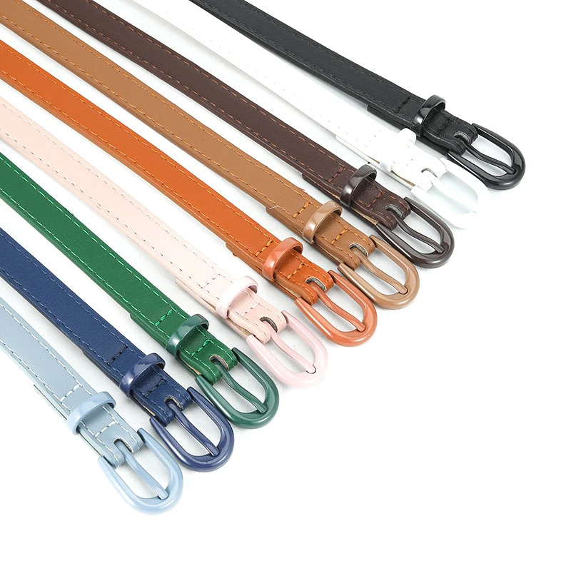 Belt Ladies Fashion Hundred With Jeans Belt Female Simple Korean Version Of The Senior Sense Of Tide Ins Wind Trouser Belt Black