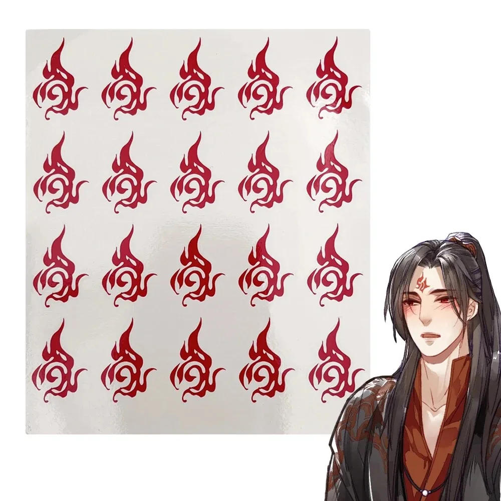 Anime The Scum Villain's Self-Saving System Luo Binghe Cosplay Tattoo Sticker Waterproof Temporary Adult Unisex Prop Accessories