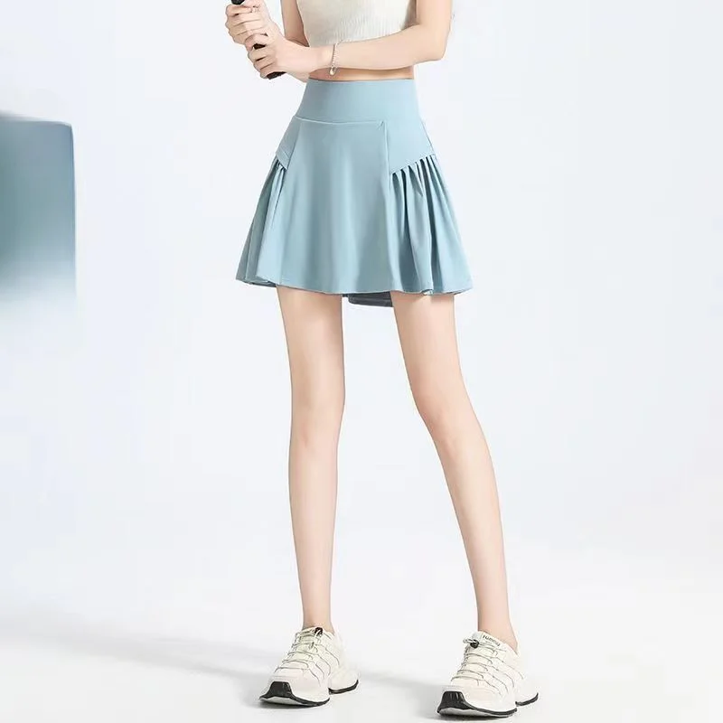 

2024 Summer Sports Fitness High-waisted Short Skirt for Women Suitable for Yoga Summer SlimFit Short Skirt Shorts for Running