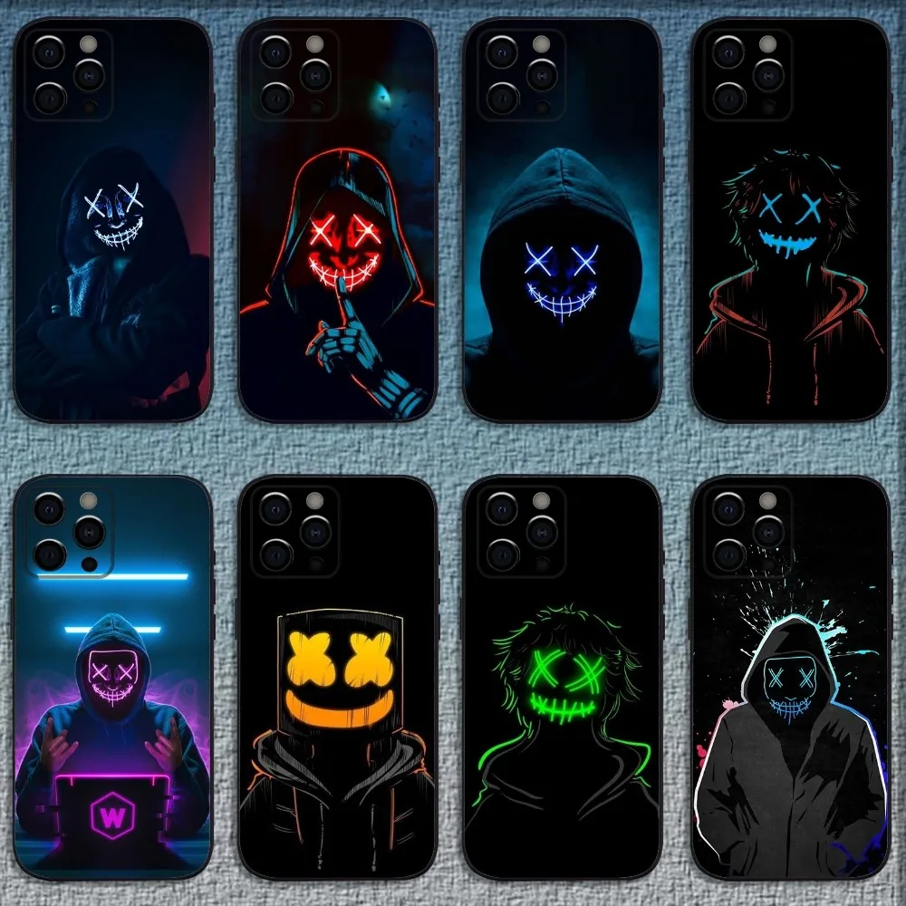 

Cool Devil Bad Boy Phone Case For iPhone 16,15,14,13,12,11,Pro,X,XS,Max,XR,Plus,Mini Soft Black Cover