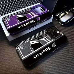 Car Cool Phone Case for Apple iPhone 15 Plus 13 XR 11 Pro Max 14 Pro 16 12 Pro X XS Max 11 Luxury Cover