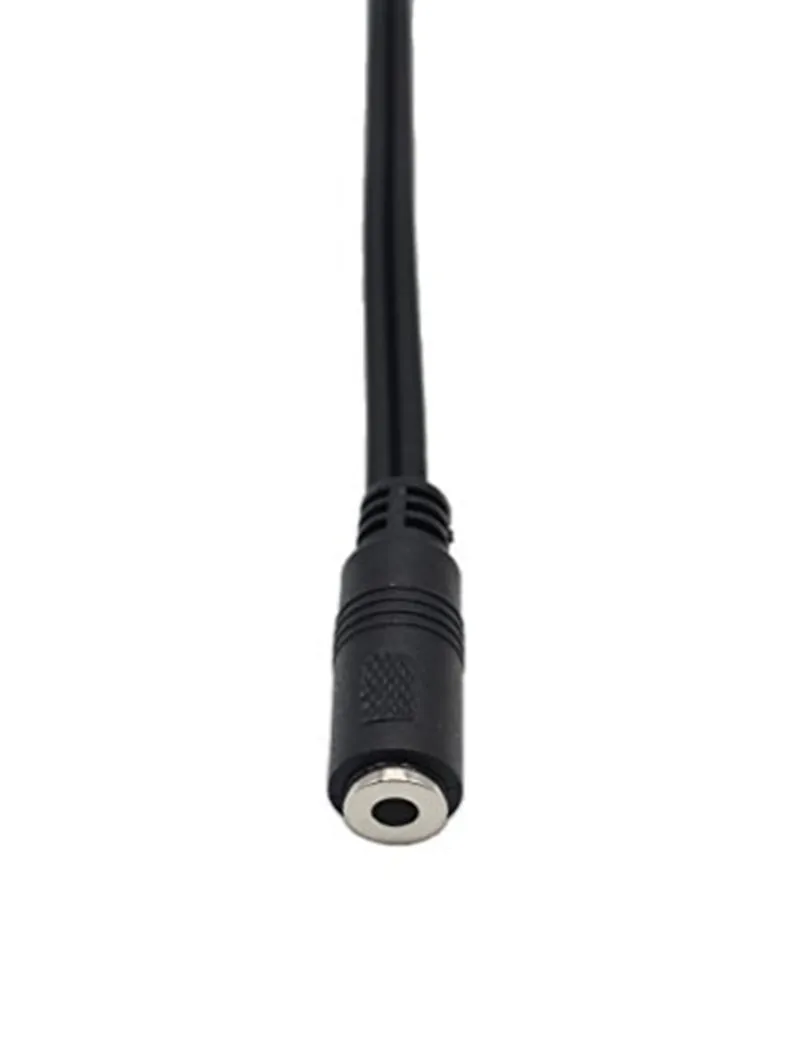 3.5mm (Mini) 1/8 TRS Stereo Female to 2 Dual 1/4 Inch 6.35mm Mono TS Male Y Splitter Cable 20cm/8inch (3.5FM-2x6.35M)