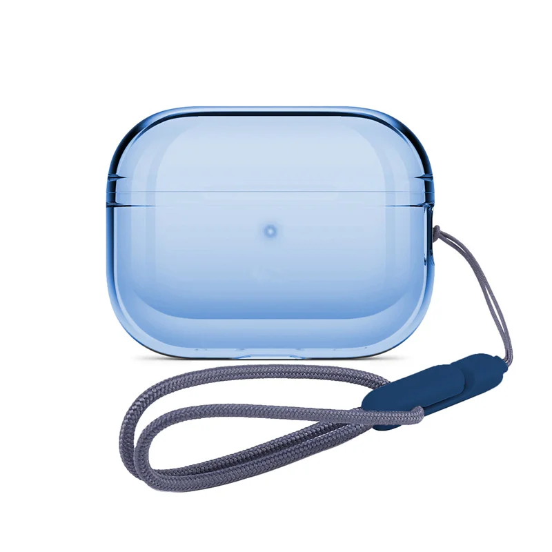 Transparente Schutzhülle für Airpods Pro 2-Kopfhörer, TPU, weiche Haut, stoßfeste Hülle, entworfen für Airpods Pro2-Ohrhörer
