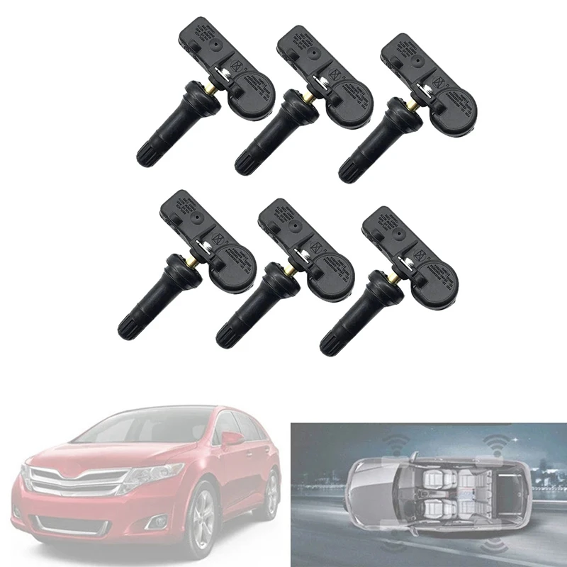 

13586335 Car Tire Pressure Monitor Sensor Parts For Chevy GMC Buick Pontiac 315Mhz TPMS Sensor 20923680 22853741 23445327 6Pcs