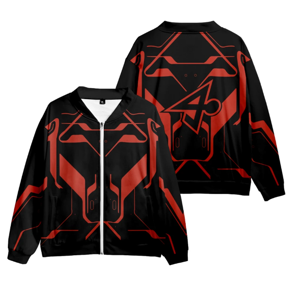 Ranboo جيل فقدان اسكواش الستر زي بيسبول سستة البلوز دريم فريق SMP ميرش كم طويل النساء ملابس الرجال