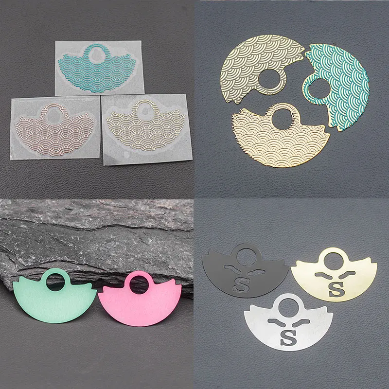 Watch Movement Rotor Decorative Patch Sheet UP Label Sticker Mod Replacement Parts For NH35 NH36 4R 7S Movement Accessories
