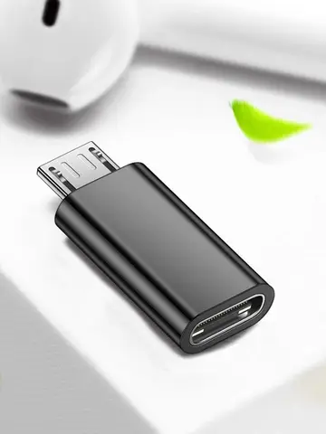 Mini Type C To Micro USB Android Charging Adapter Converter for Samsung Xiaomi Huawei Usbc To Microusb V8 Sync Charger Jack
