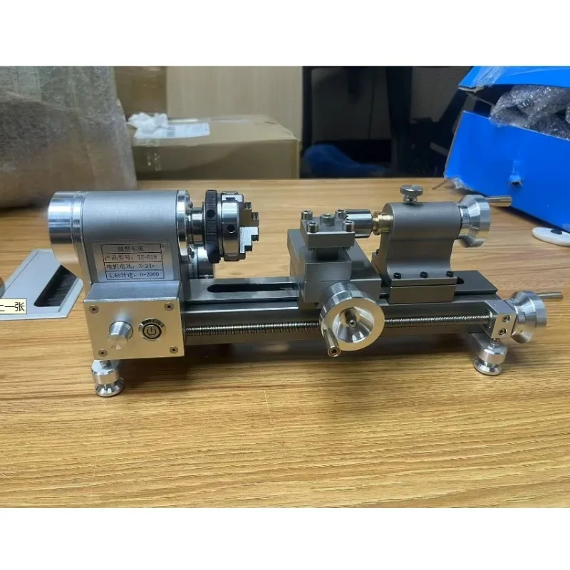 Portable Micro Mini Lathe Machine, Household DIY Bead Lathe Tool for Wood Bead Carving