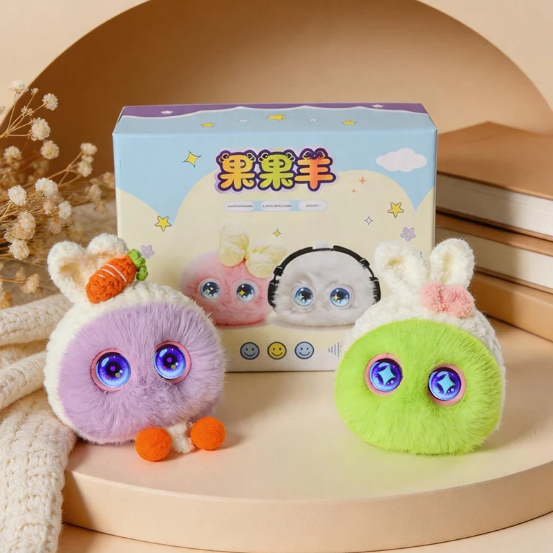 Gen 2 AI Robot Plush Toy with Voice Dialogue Emotional Chat Companion Doll Intelligent Electronic Pet Pendant Xmas Gift