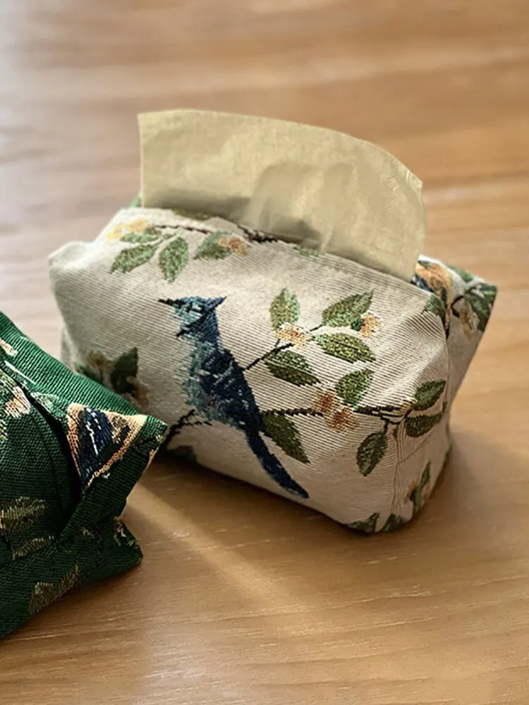 Papier Zeichnung Tasche Tissue Box Europäischen Retro StilTissue Fall Tissue Abdeckung Stoff Zeichnung Box Wohnzimmer Papier Haushalt Desktop – Detail 5