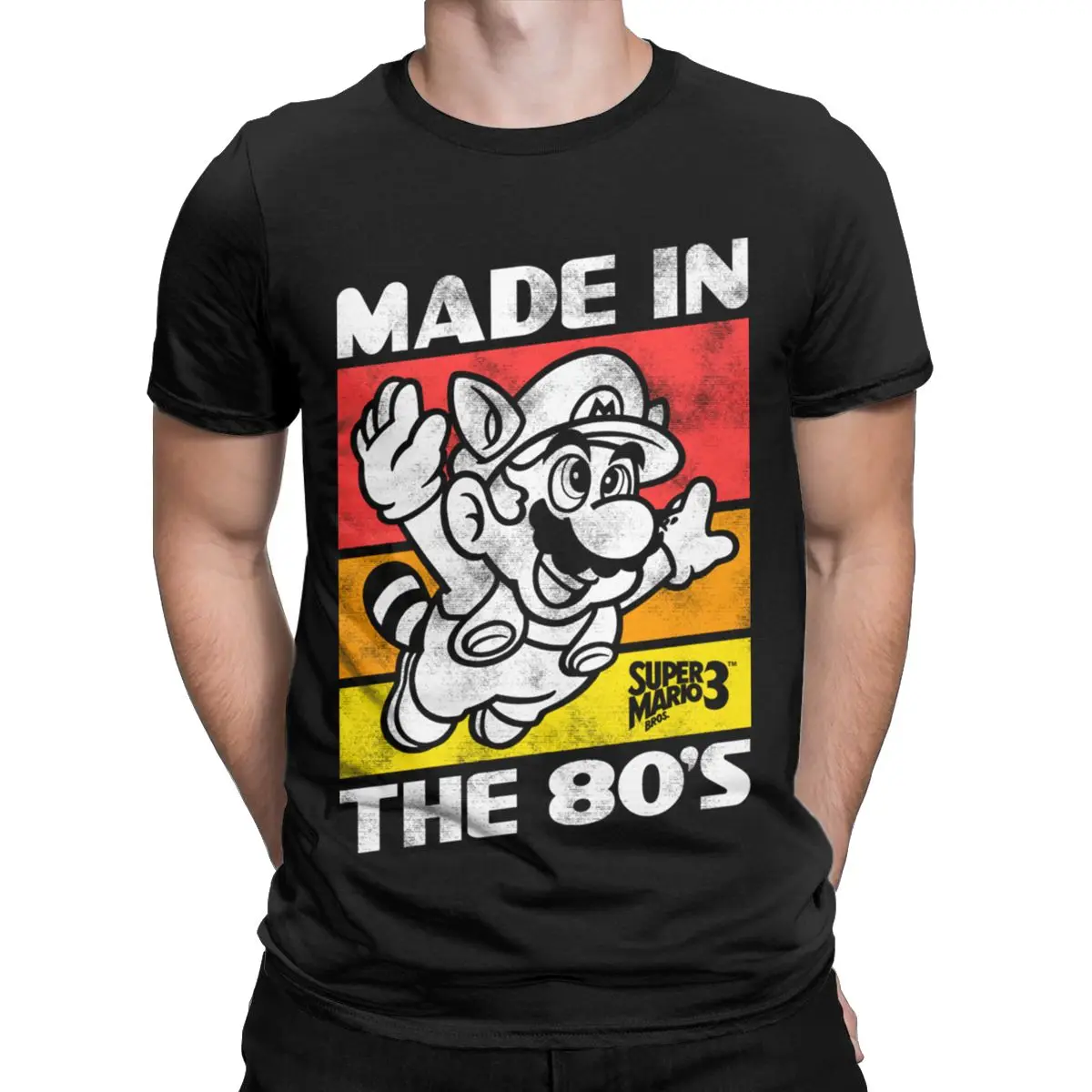 Men T-Shirts Made In The 80s Humor Cotton Tees Short Sleeve T Shirts Round Collar Clothes New Arrival