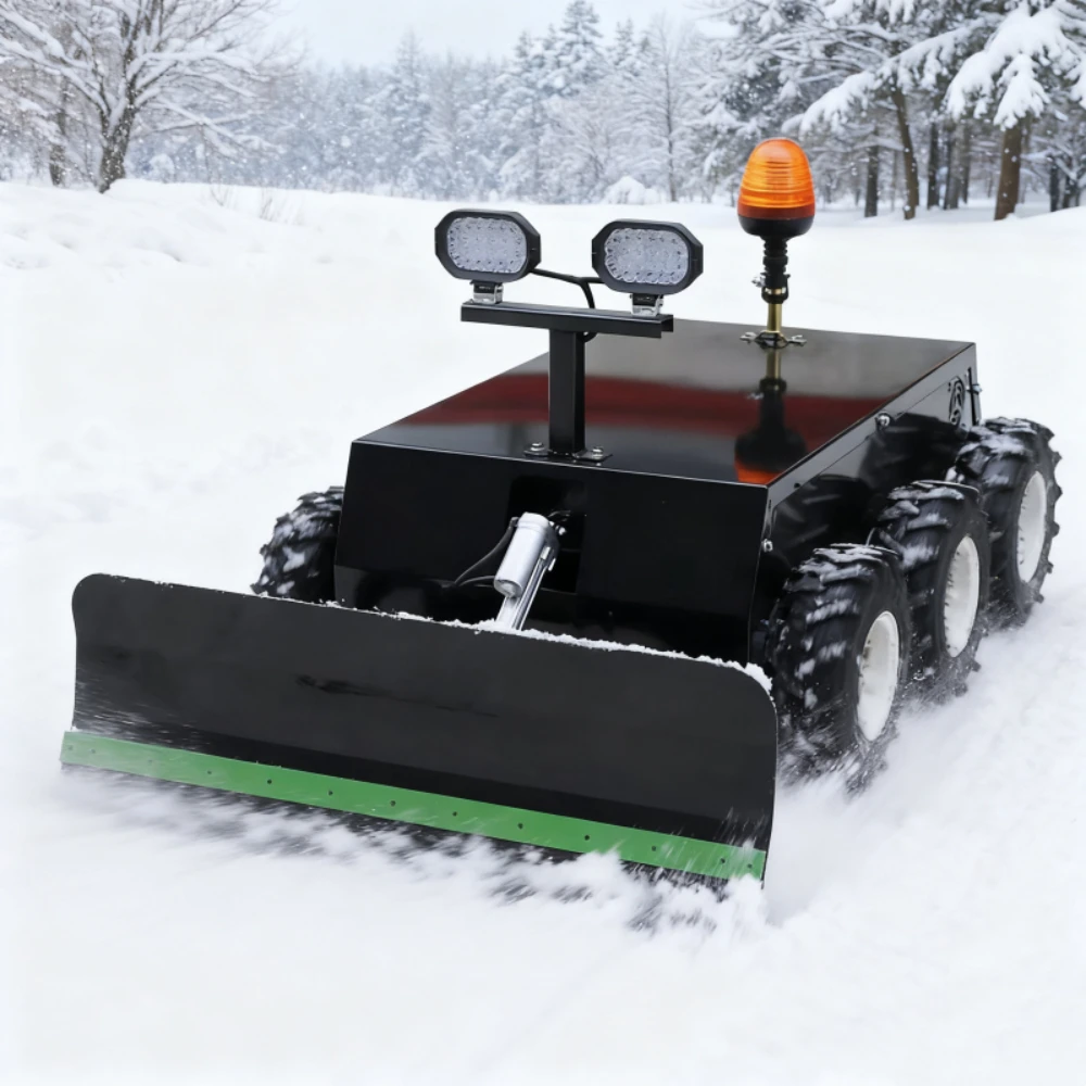 เครื่องเป่าหิมะไฟฟ้าควบคุมระยะไกล, เครื่องดันหิมะสำหรับใช้ในครัวเรือนประสิทธิภาพสูง เหมาะสำหรับสวน