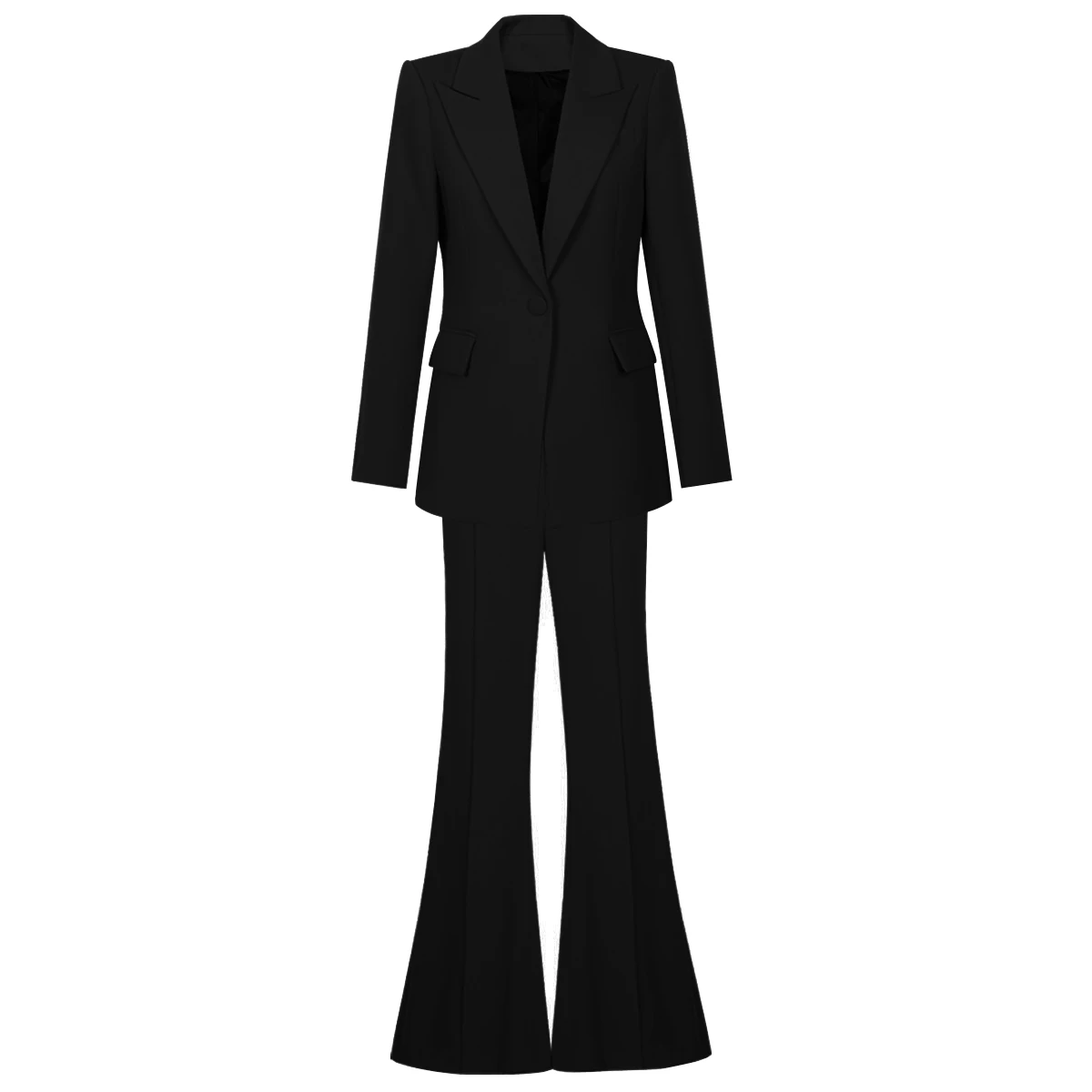 

Spring And Autumn New Fashionable Commuter High Quality Fabric Professional Temperament Slimming Women's Long Sleeve Suit Set