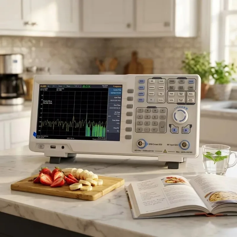 Digital Spectrum Analyzer 9 Inch LCD 1280x800 1Hz Resolution Bandwidth 9kHz to 1.5GHz Frequency Oscilloscope